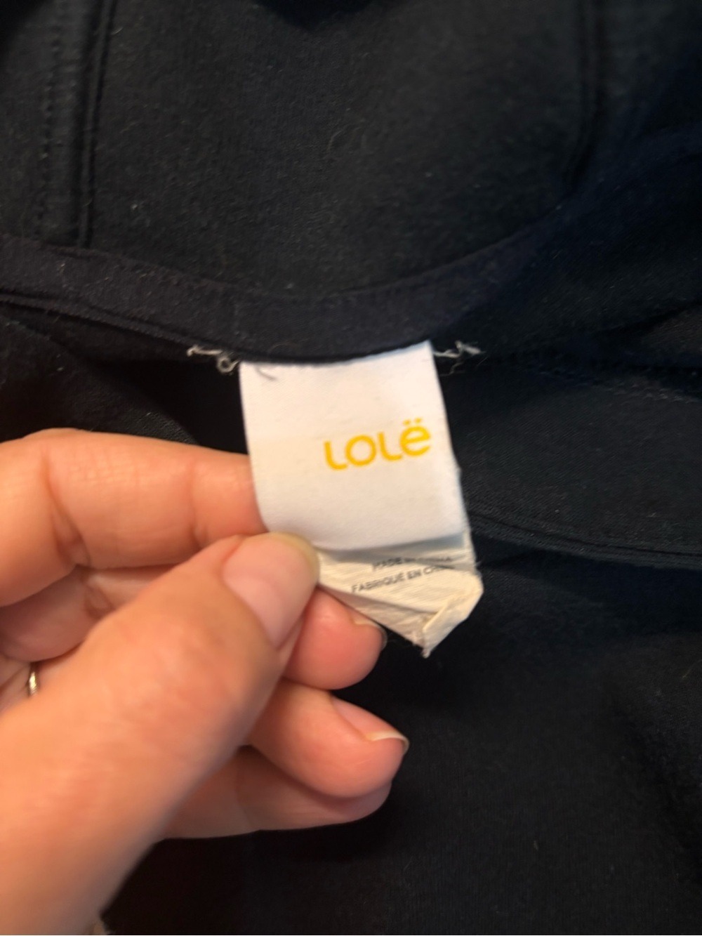 Lolë Banff Constance Black Hoodie with Pockets, size XS - Picture 8 of 12